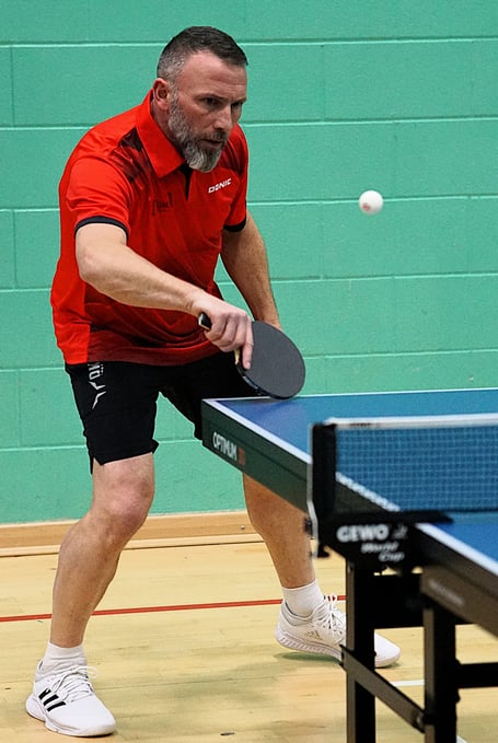 Lee Alexander showing the laser focus that has served him so well this season for Intact B (Photo: Malcolm Lambert) 