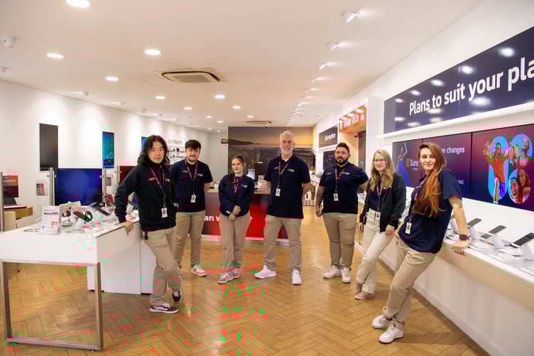 The Sure team at its Strand Street shop