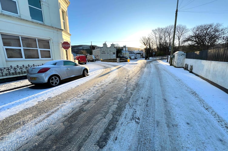 Previous icy conditions in Ballaugh 