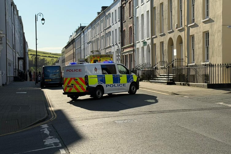 Police and ambulance crews responded to the crash at 3pm today (Friday)