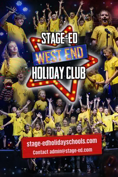A poster for the Stage-ed Holiday Club