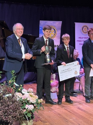 Winners from Queen Elizabeth II High School, Joseph Ridout and Maximus James