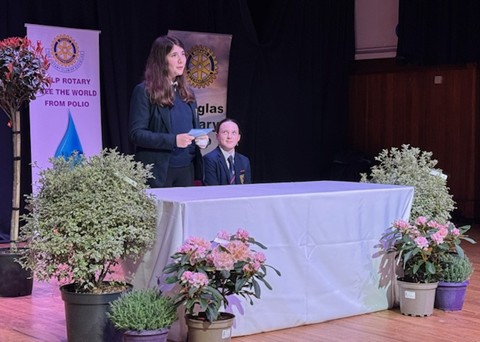 Daisy Watson and Futura Vendemia from Ballakermeen High School