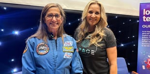 Students speak to astronaut Nicole Stott at Love Tech event