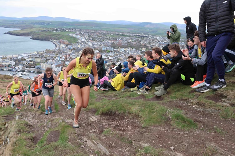 19/04/2025: Isle of Man Easter Festival of Running, Womenâs Peel Hill Race. PICTURE BY DAVE KNEEN PHOTOGRAPHY.