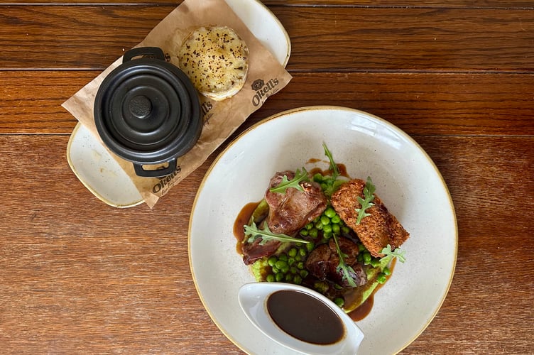 Okell's Loughton Kirree Lamb dish