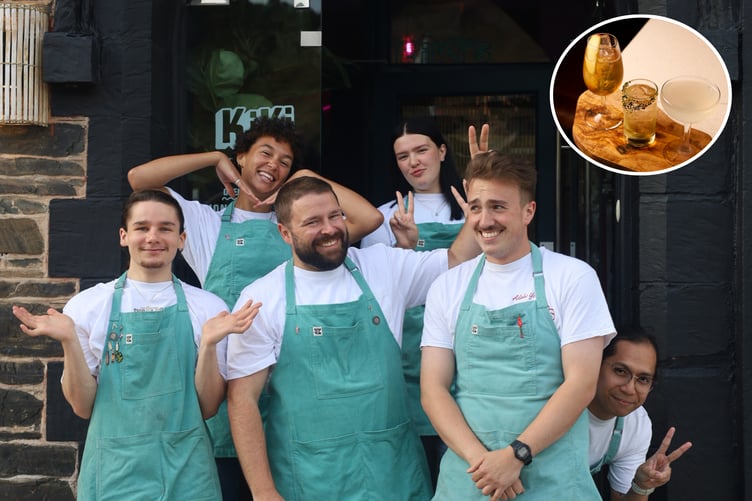 Kiki's team, pictured with their trio of Cocktails