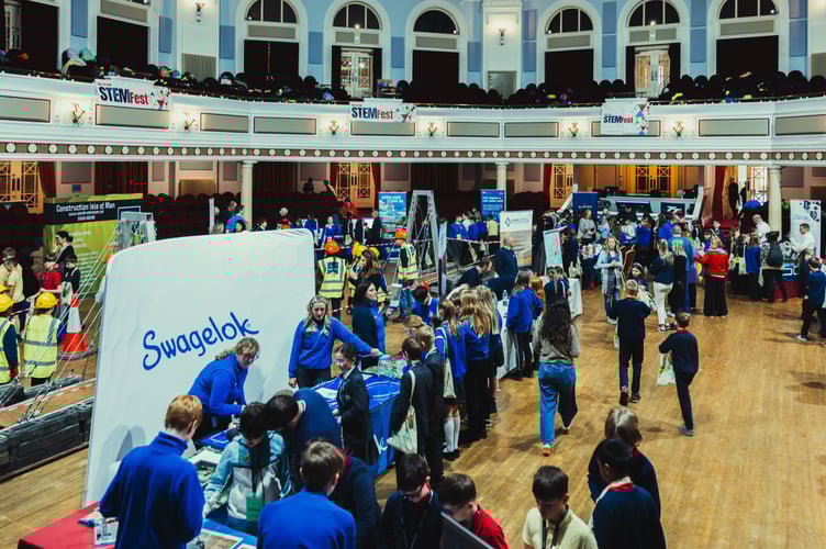 Manufacturing company Swagelok had a big presence at the Villa Marina