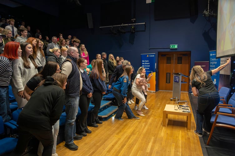 A careers focused panel event aimed at those 14 and above was held at Ballakermeen Studio Theatre