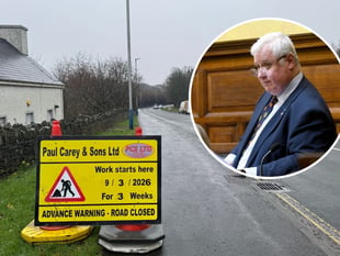 Manx Utilities defends road closure amid traffic delays