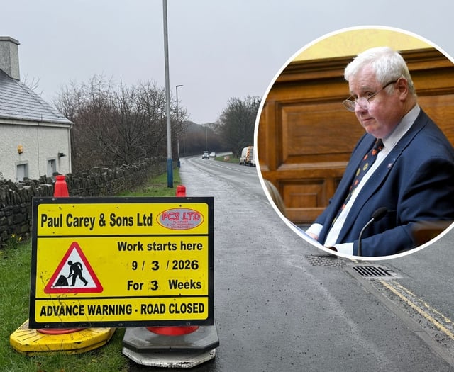 Manx Utilities defends road closure amid traffic delays