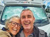 Couple ditched careers to travel world in motorhome
