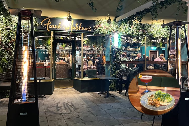 Frank Matchams pictured with their Manx Menu Queenie dish