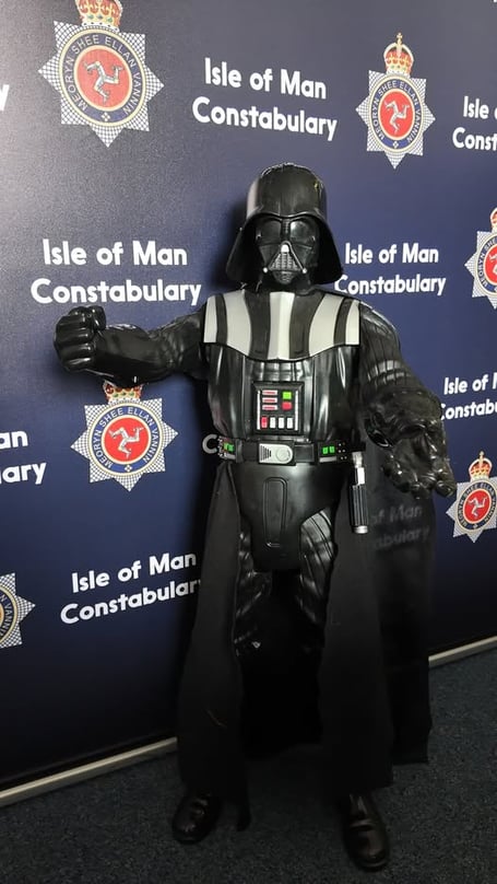 A life size model of Darth Vader was handed in to police