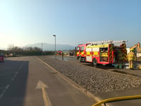 Fire crews tackle blaze at a tip in the north of the island