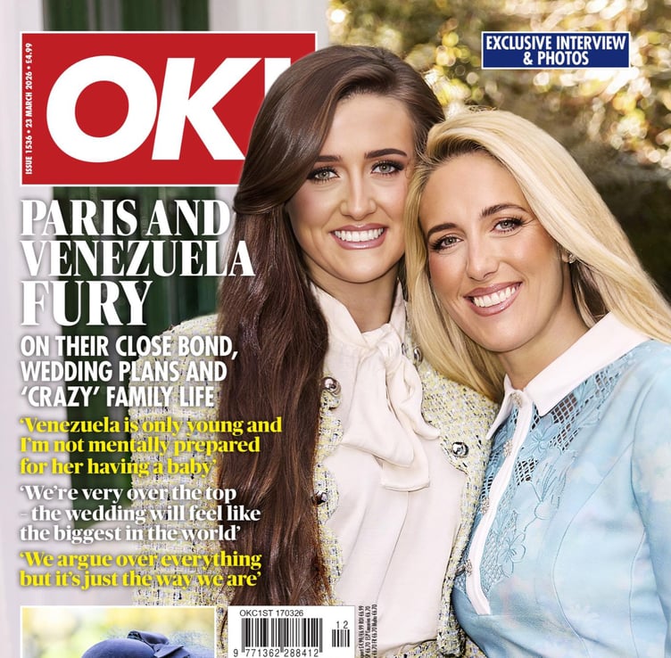 Venezuela and Paris Fury were the cover stars of last week's OK! Magazine Mother's Day edition