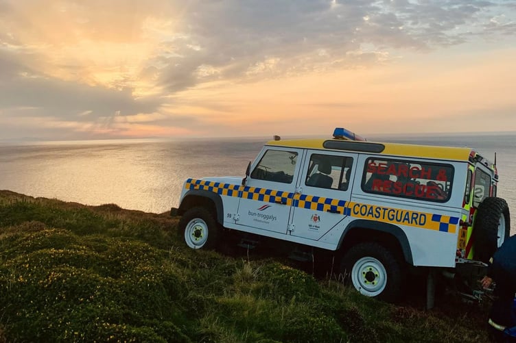 Isle of Man Coastguard on the west coast