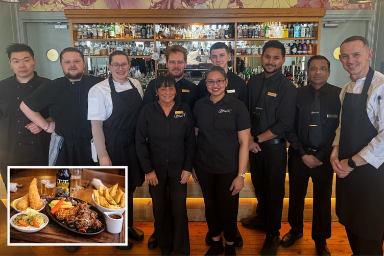 The Coast team pictured with their sharing platter