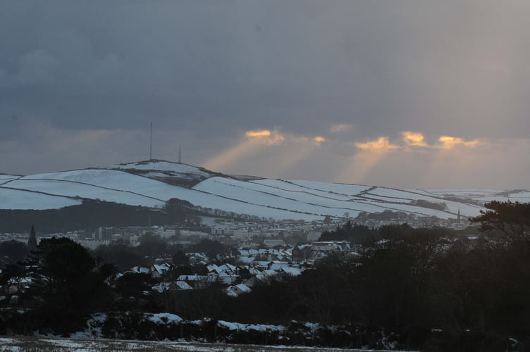 Areas most at risk of snow and ice will be high ground above 1000ft
