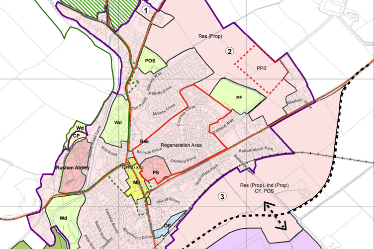 Crossag Farm is earmarked for housing in the Southern Area Plan