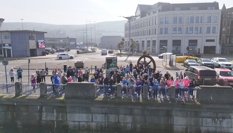 The total amount raised over the five walks has now surpassed £30,000