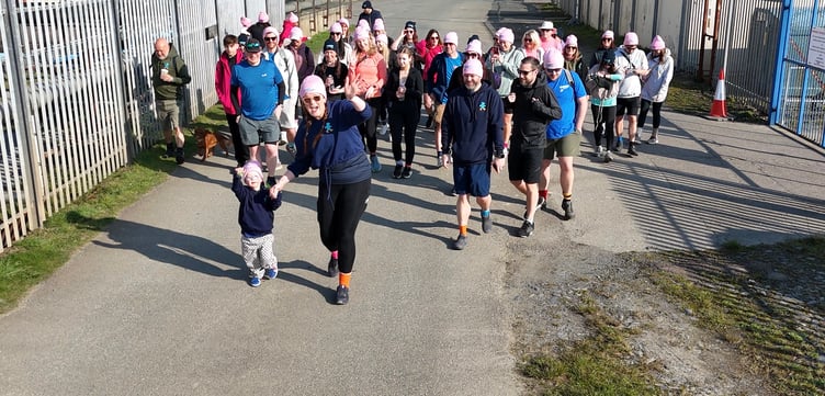 All smiles on this year's walk!