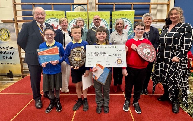 Millie Wolter, Kayden Kitching, Lorcan Bridson and Kian Torpey pose with their awards