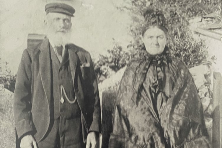 Tom & Eliza Kelly outside their home
