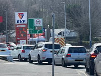 Queues form at petrol stations as drivers brace for price rises