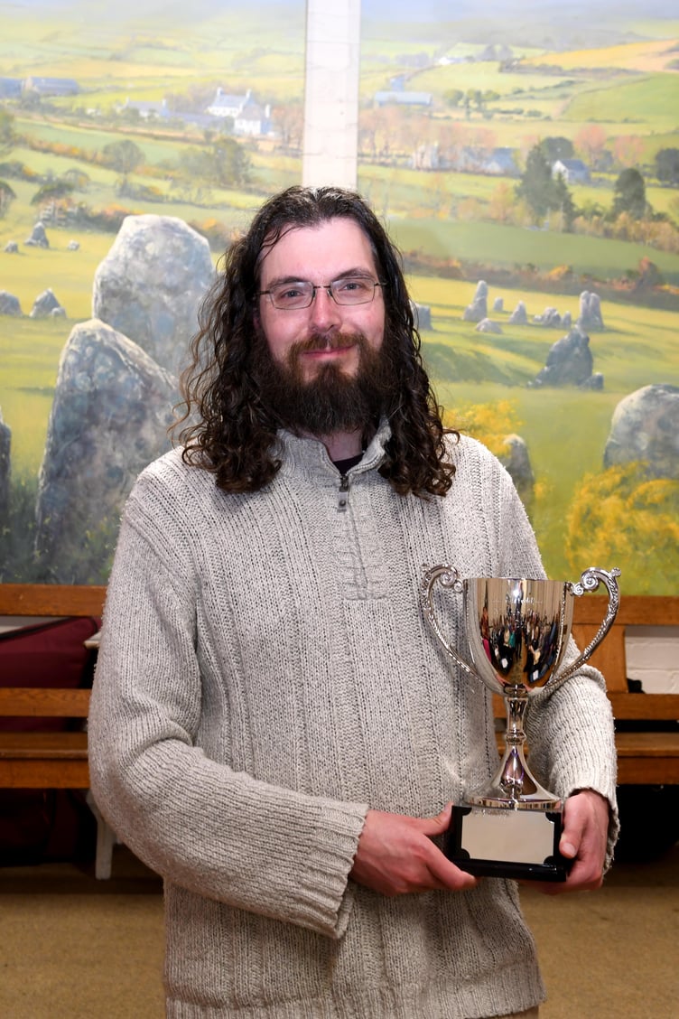 Simon Smart, winner of the Allan Wilcocks Trophy for Best Men's Solo