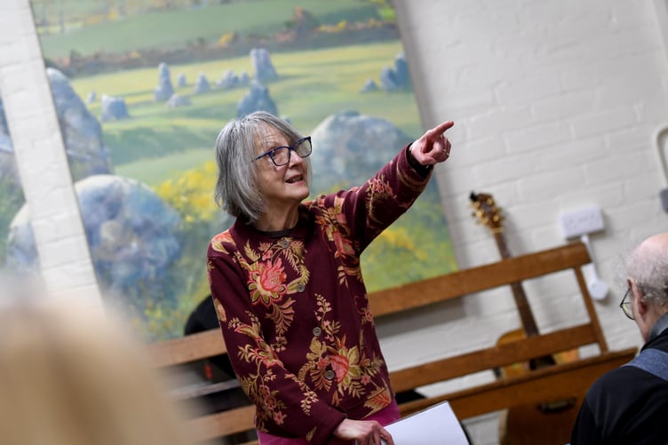 Literary adjudicator and co-compere Dot Tilbury