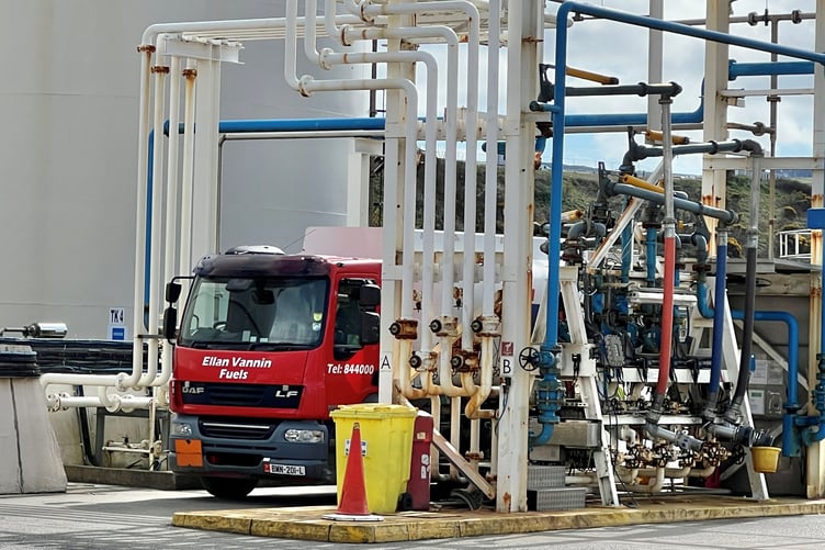 The EVF depot on Mill Road, Peel