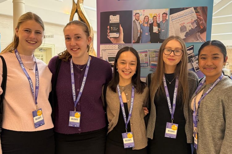 Lily Gell, Ruby Reynolds, Maisie Kinrade, Amy Lewthwaite and Alyssa Mallorca