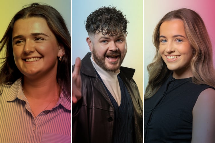 (L-R) Mariella Craig, Josh Moore and Lottie Owen