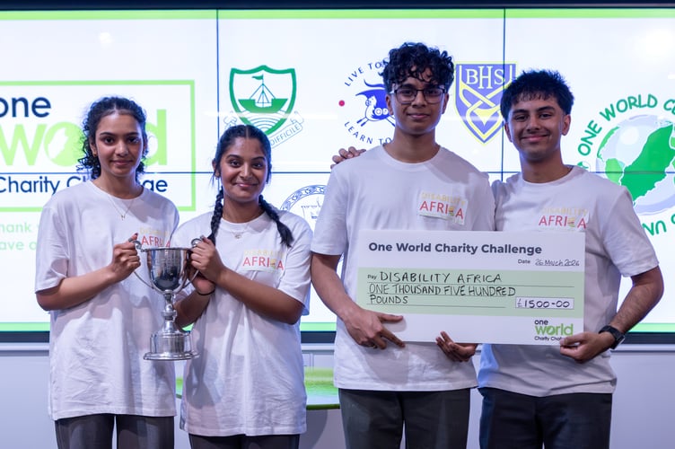 The winning team from Ballakermeen High School