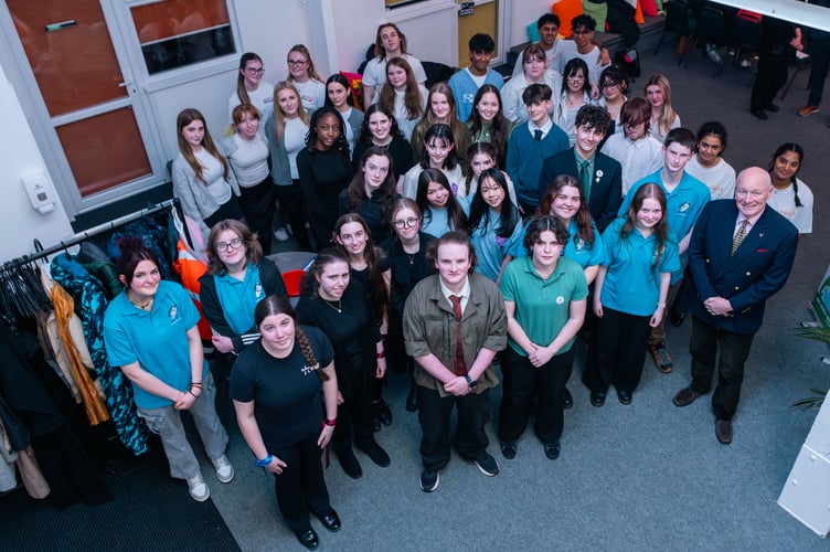 All the finalists with Lieutenant Governor Sir John Lorimer