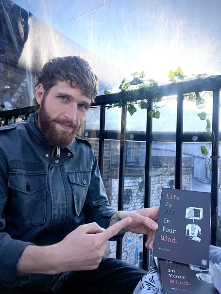 Mike Simpson with his new book 'Life Is All In Your Mind'