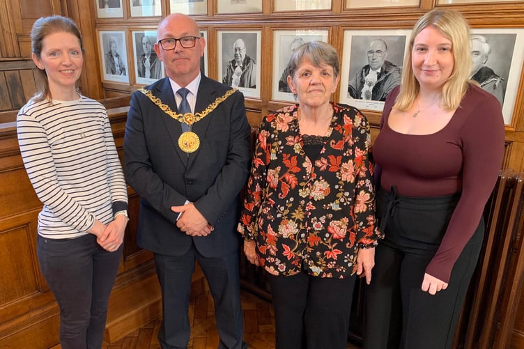 Members of Autism in Mann also attended