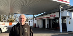 Family behind petrol station steps down