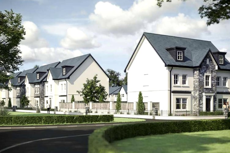 How the new homes on the former Buchan School site in Castletown could look.