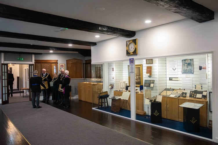 The new freemasonry museum in Ramsey Masonic Hall (All photos: Jonathan Burton Photography)