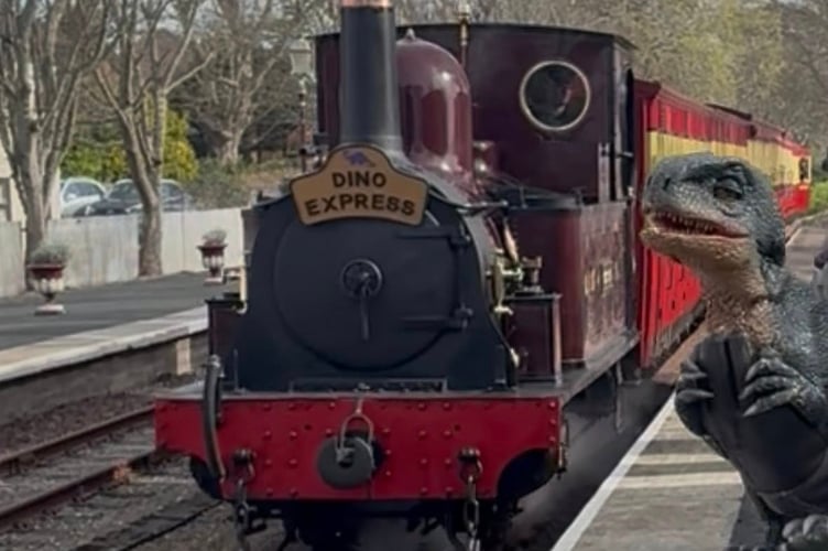 Fun for all the family on board the Dino Express