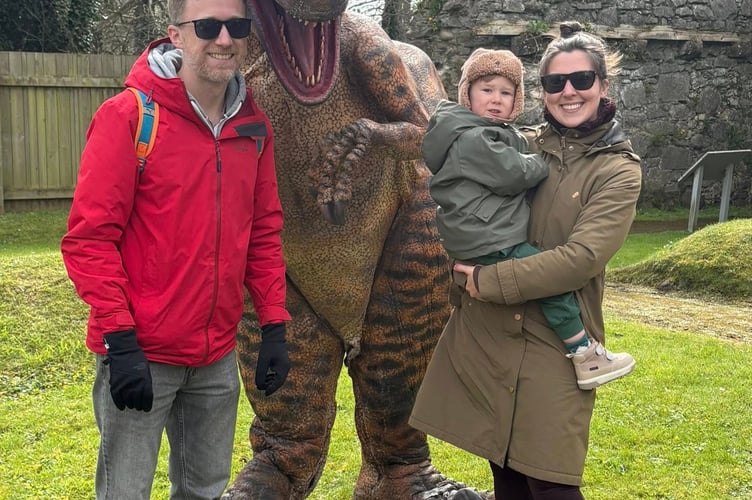 Passengers enjoyed a roaring good time on the Jurassic adventure