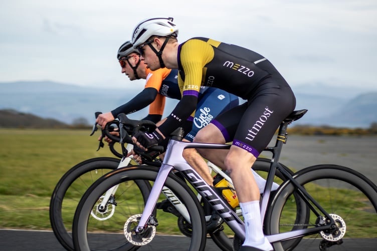 Alec Sorby was the second Isle of Man Junior Cycling Team rider home in fifth place (Photo: Gary Jones/ManxmanPhotos)