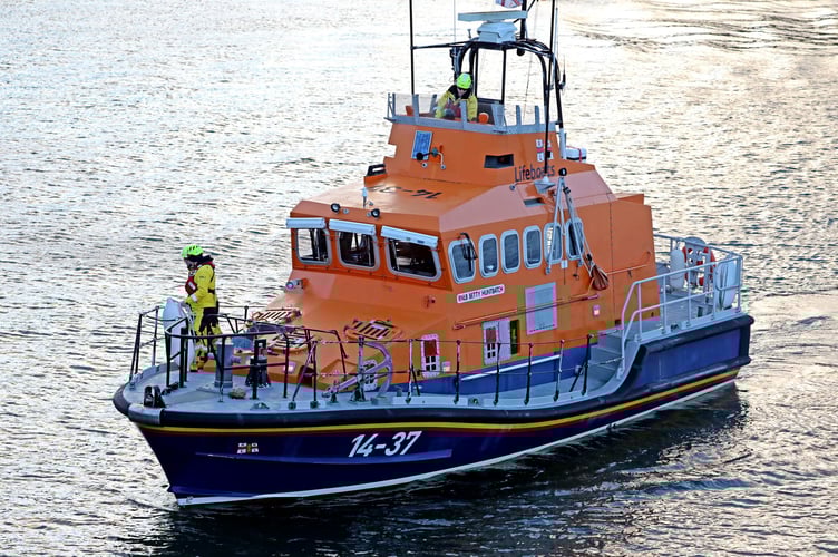 The RNLI Douglas lifeboat Betty Huntbatch