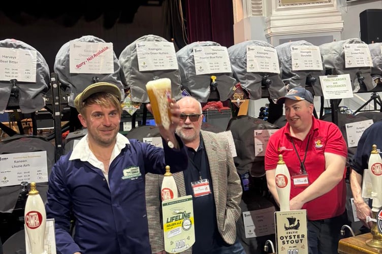 The first pint poured at this year's festival