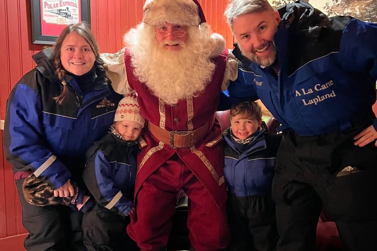 Thanks to island charity Wish Upon A Dream Isle of Man, we made a special trip to Lapland at Christmas to see the big man
