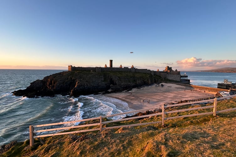 Peel castle by Alison Cowin