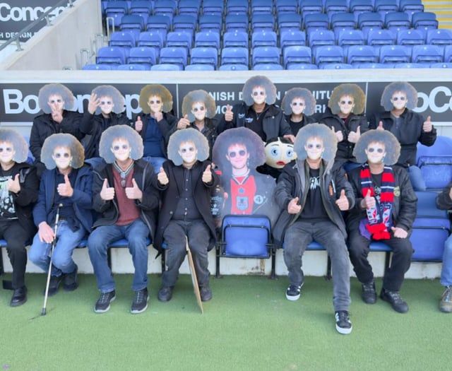 Friends honour island's 'best known Goth' with emotional trip