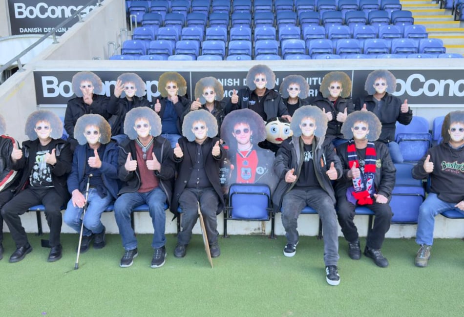 Friends honour island's 'best known Goth' with emotional trip